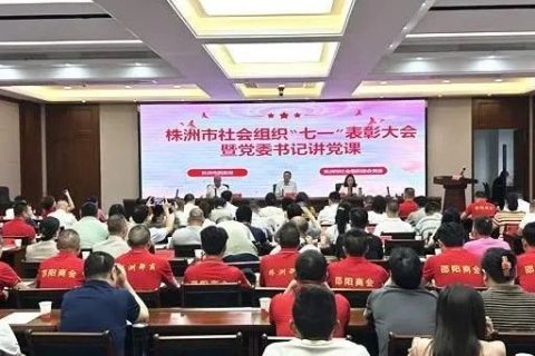 10个基层党组织、30名党务工作者和共产党员受表彰！株洲市社会组织“七一”表彰大会暨党委书记讲党课举行